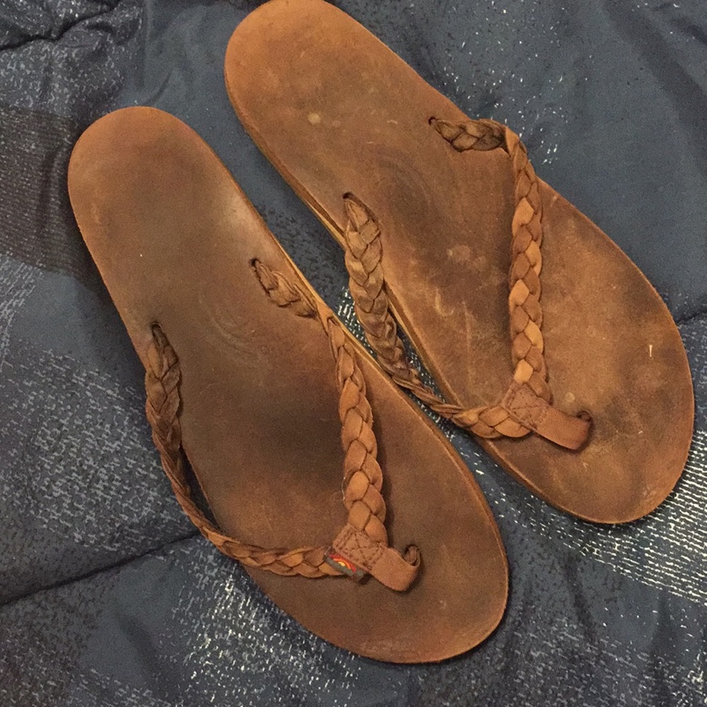 Flip flops rainbow